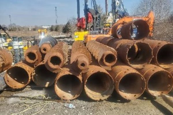 550mm OD Casing – CASED CFA System with DTH Hammer